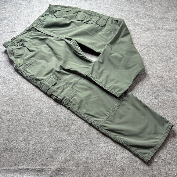 5.11 Tactical Other - 5.11 Tactical Cargo Pants Men 42 x 29 Green Gusseted Workwear Straight Leg *V